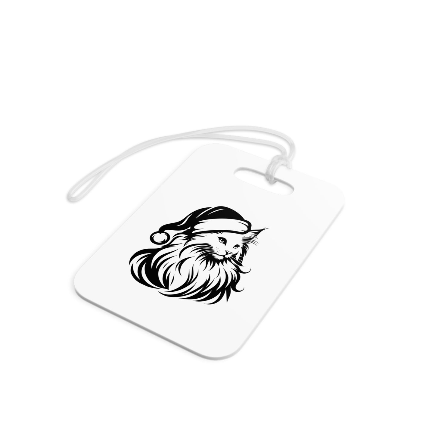Santa Paws Cat Luggage Tag