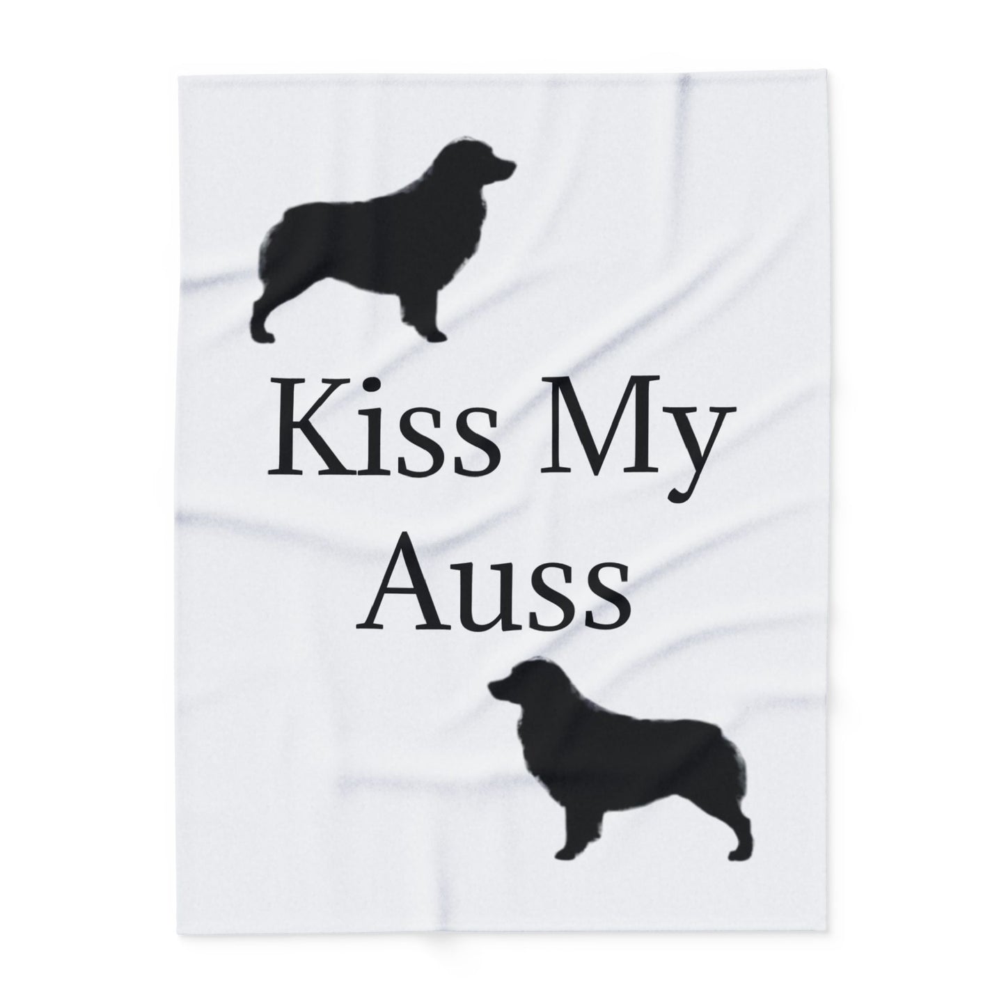 Kiss My Auss Arctic Fleece Blanket