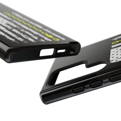 Thin Yellow Line Samsung Case