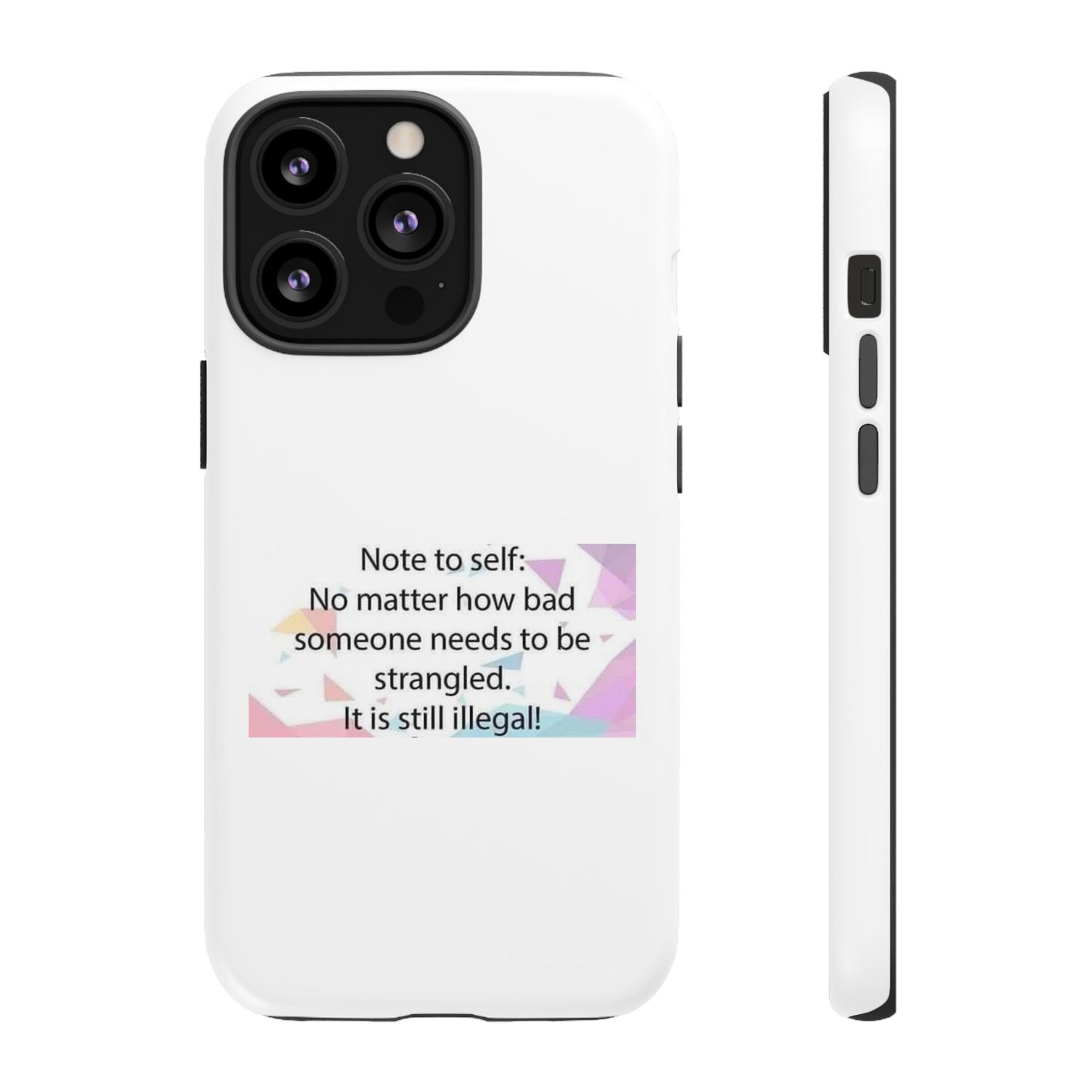 Note To Self iPhone Case