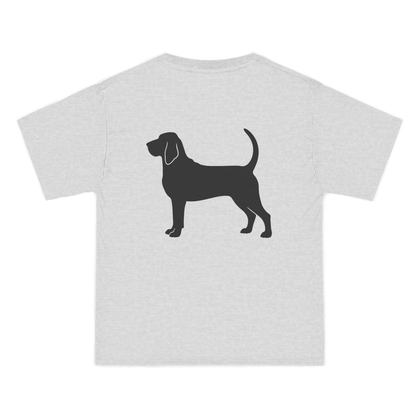 Bloodhound Silhouette Men's Short-Sleeve Crewneck Tee