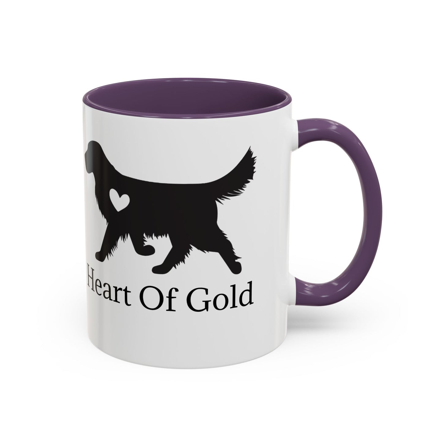 Heart Of Gold 2-Tone Coffee Mug