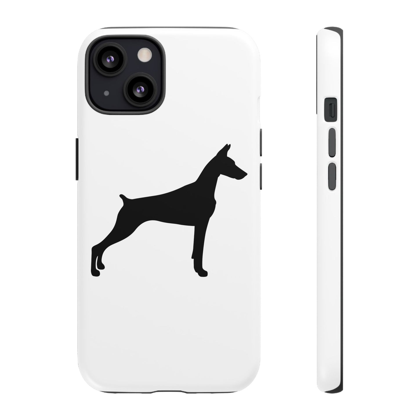 Doberman Silhouette iPhone Case