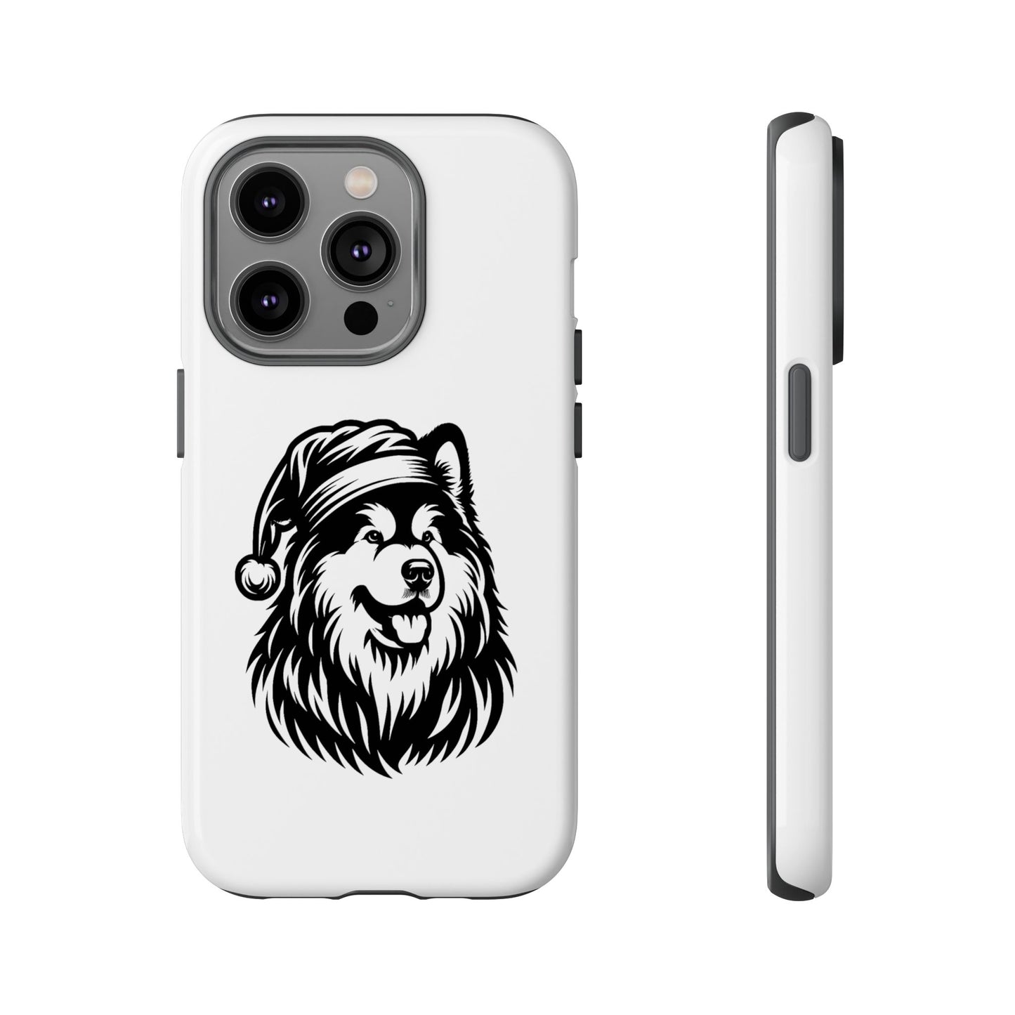 Santa Paws Malamute iPhone Case