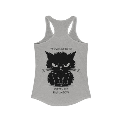 Kitten Me Women's Racerback Tank