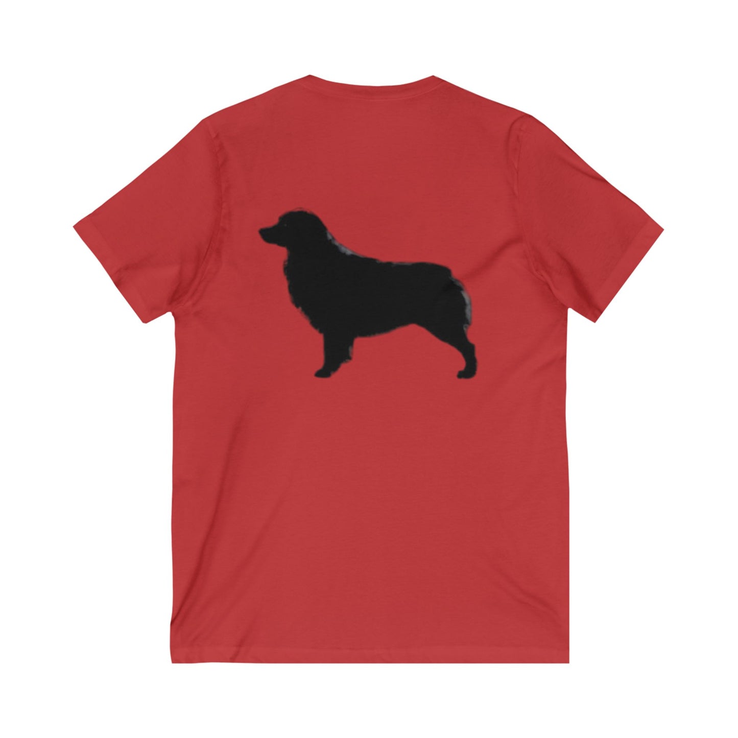 Aussie Silhouette Unisex Short Sleeve V-Neck Tee