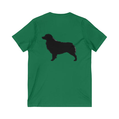 Aussie Silhouette Unisex Short Sleeve V-Neck Tee