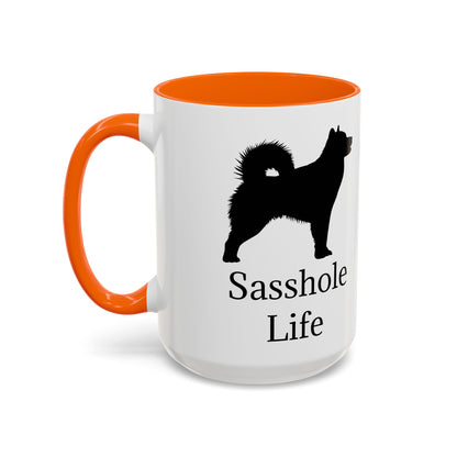 Sasshole Life 2-Tone Coffee Mug