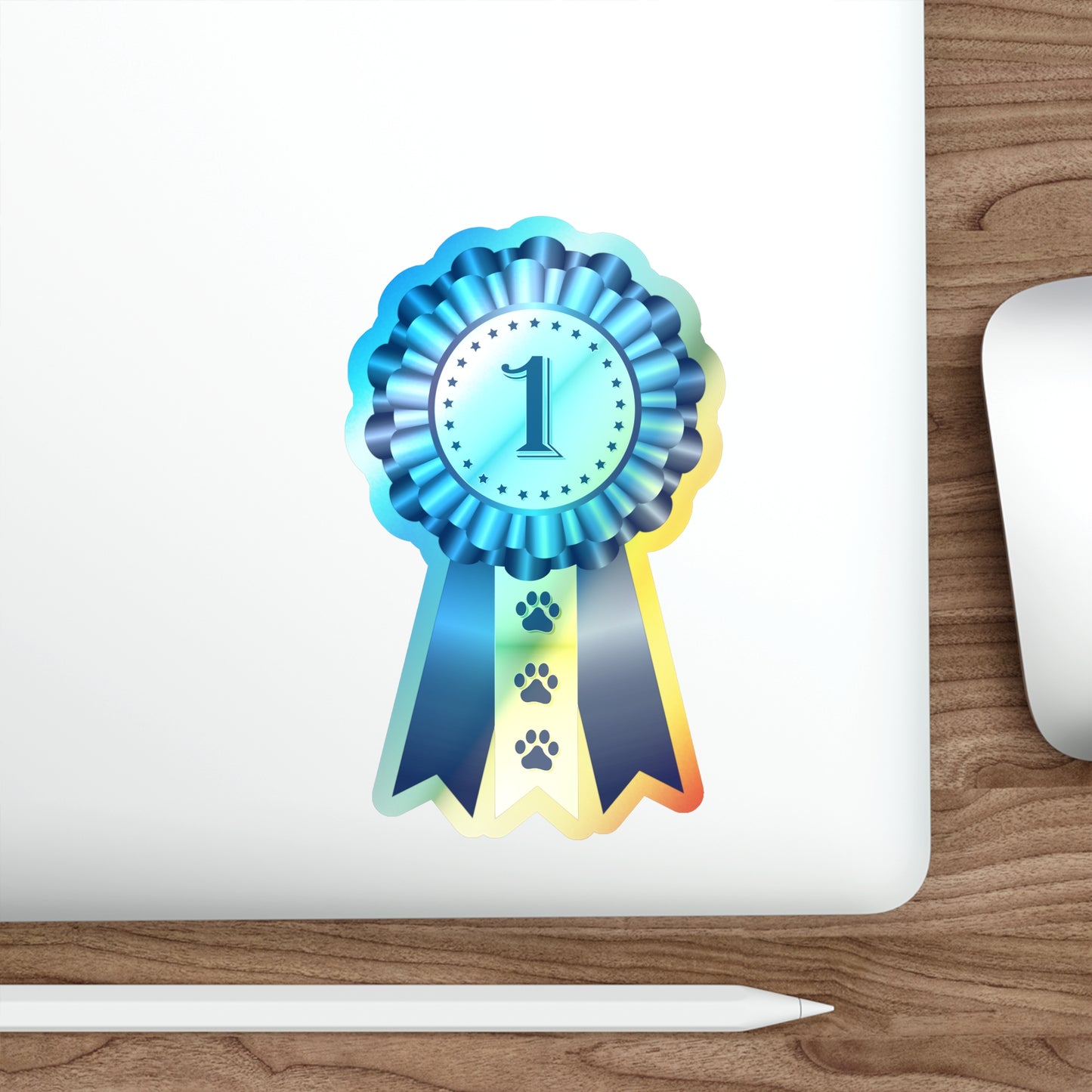 Show Ribbon Holographic Sticker