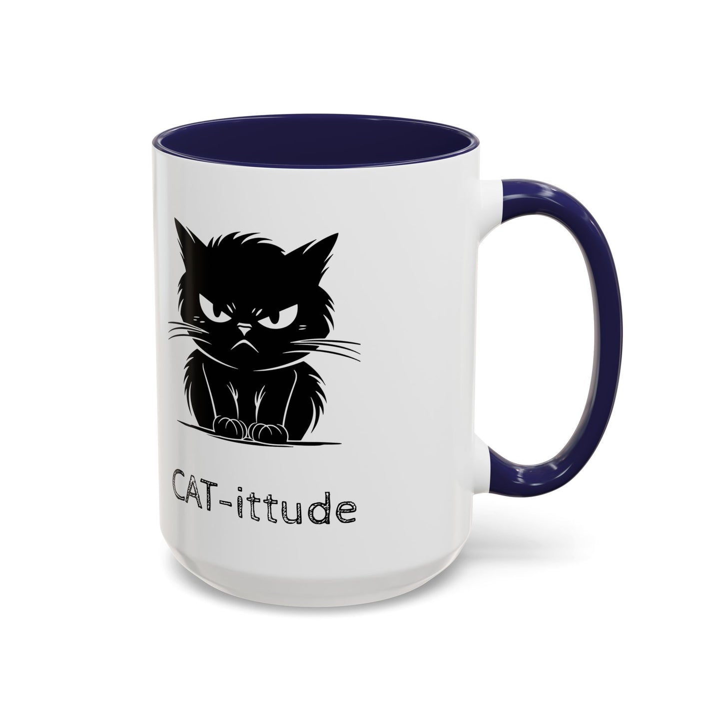 CAT-ittude 2-Tone Coffee Mug