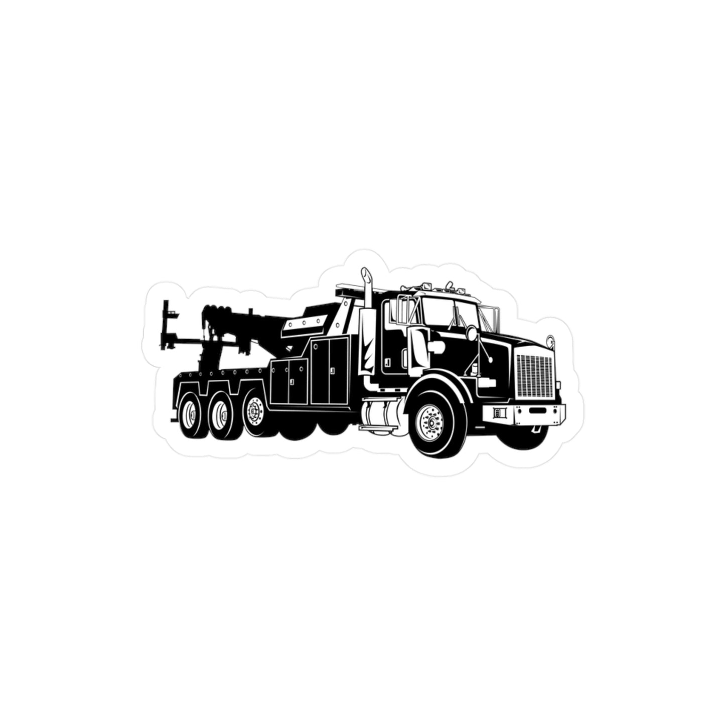 Heavy Tow Truck Vinyl Decal