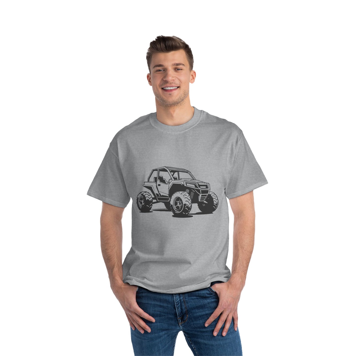 Off The Beaten Path Side By Side Men's Short-Sleeve Crewneck Tee