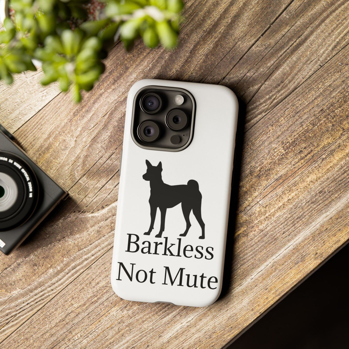 Barkless Not Mute iPhone Case