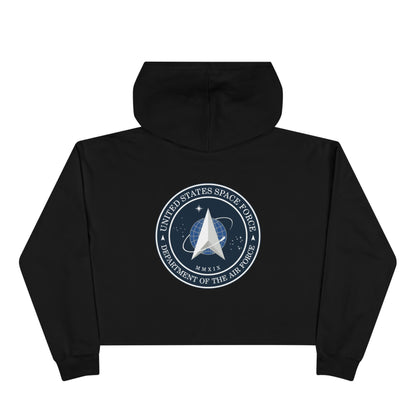 US Space Force Women's Crop Hoodie