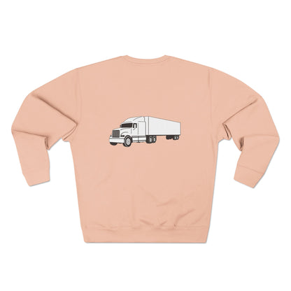 Semi Truck Unisex Crewneck Sweatshirt