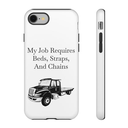 Beds, Straps, And Chains iPhone Case