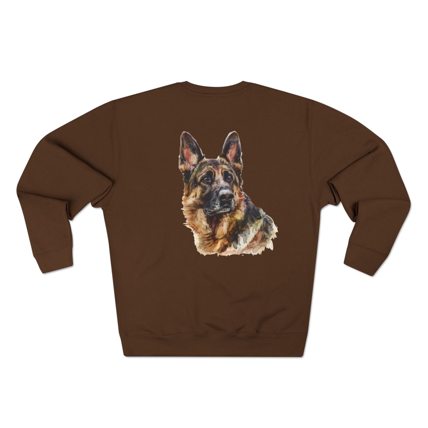 German Shepherd Head Unisex Crewneck Sweatshirt