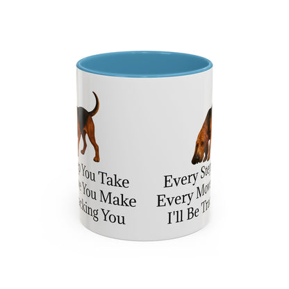 Tracking You 2-Tone Coffee Mug