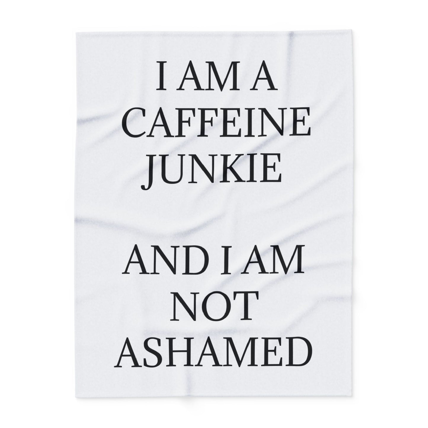 Caffeine Junkie Arctic Fleece Blanket