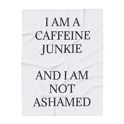 Caffeine Junkie Arctic Fleece Blanket