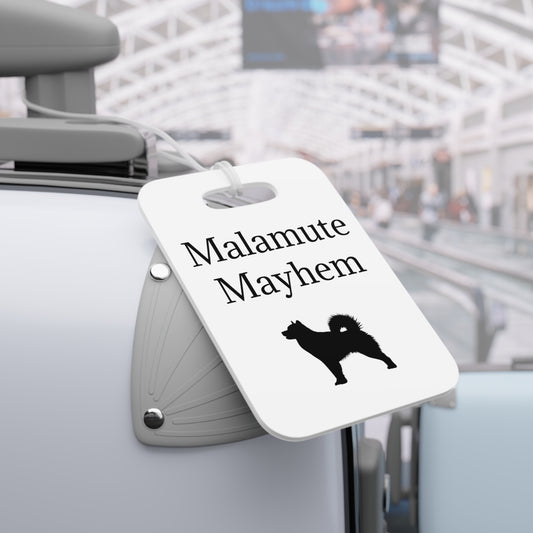 Malamute Mayhem Luggage Tag