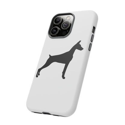 Doberman Silhouette iPhone Case