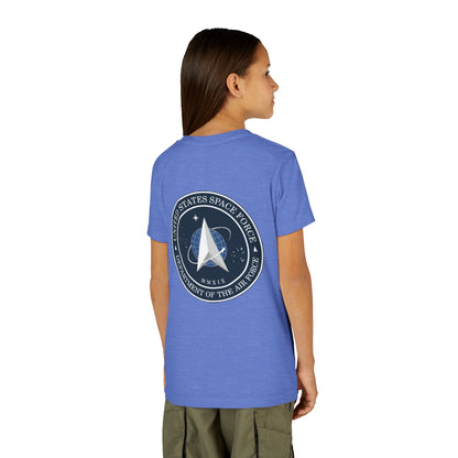 US Space Force Youth Unisex Short Sleeve Crewneck Tee