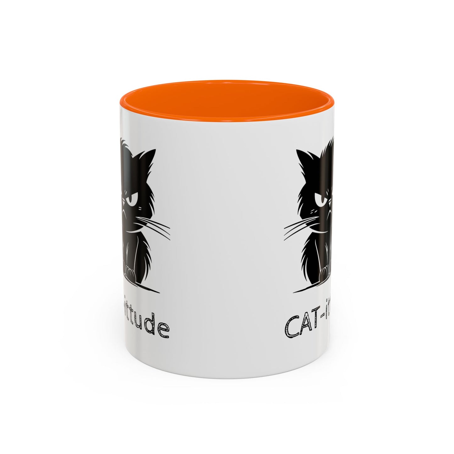 CAT-ittude 2-Tone Coffee Mug