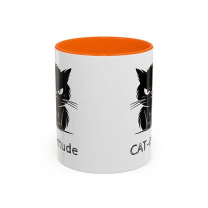 CAT-ittude 2-Tone Coffee Mug