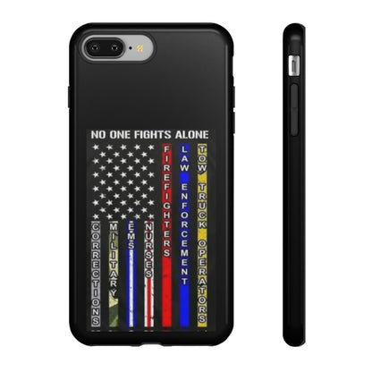No One Fights Alone iPhone Case