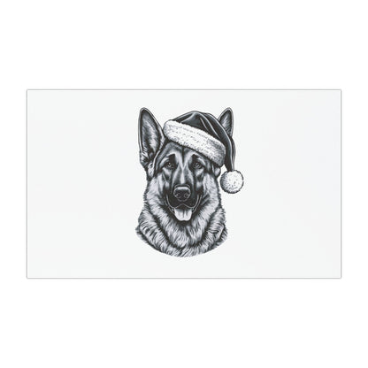 Santa Paws German Shepherd Indoor/Outdoor Magnet