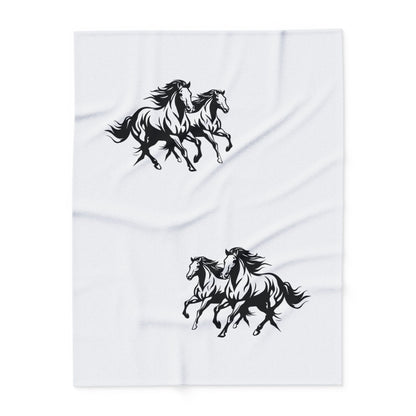Horsin' Around Arctic Fleece Blanket