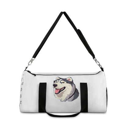 Malamute Head Duffel Bag