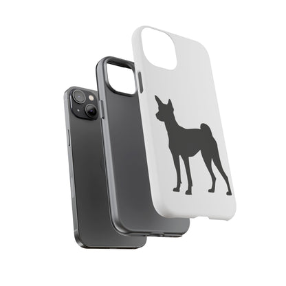 Basenji Silhouette iPhone Case