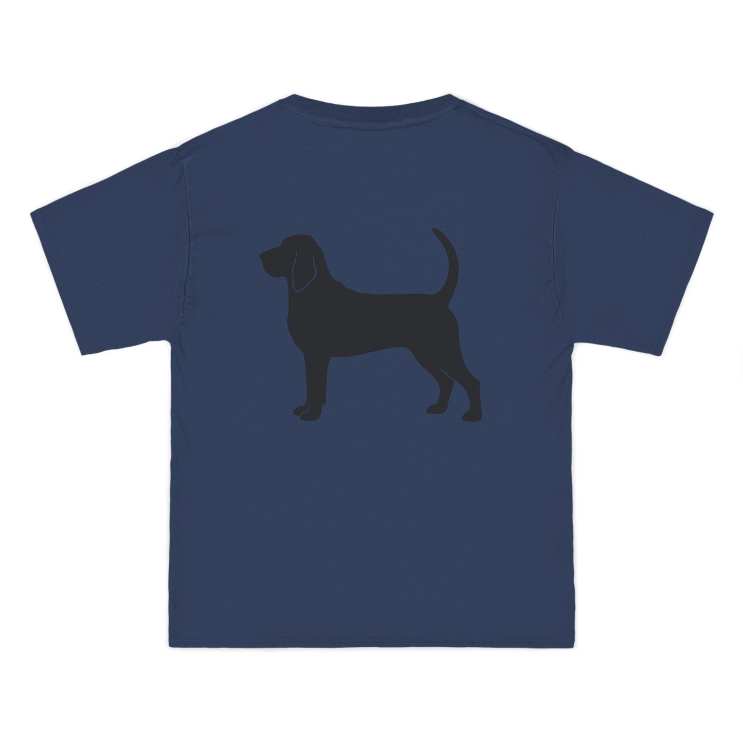 Bloodhound Silhouette Men's Short-Sleeve Crewneck Tee