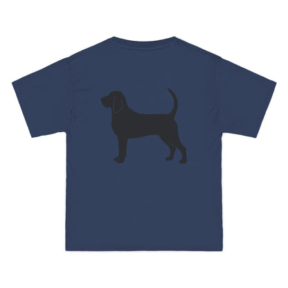 Bloodhound Silhouette Men's Short-Sleeve Crewneck Tee