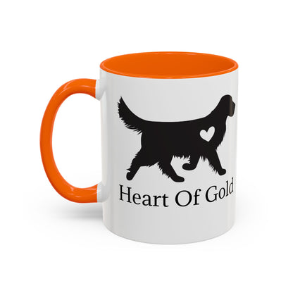 Heart Of Gold 2-Tone Coffee Mug