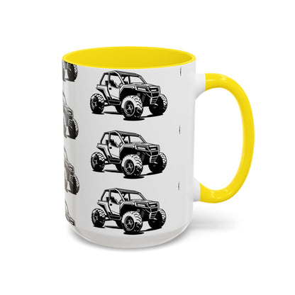 Off The Beaten Path Side By Side 2-Tone Coffee Mug