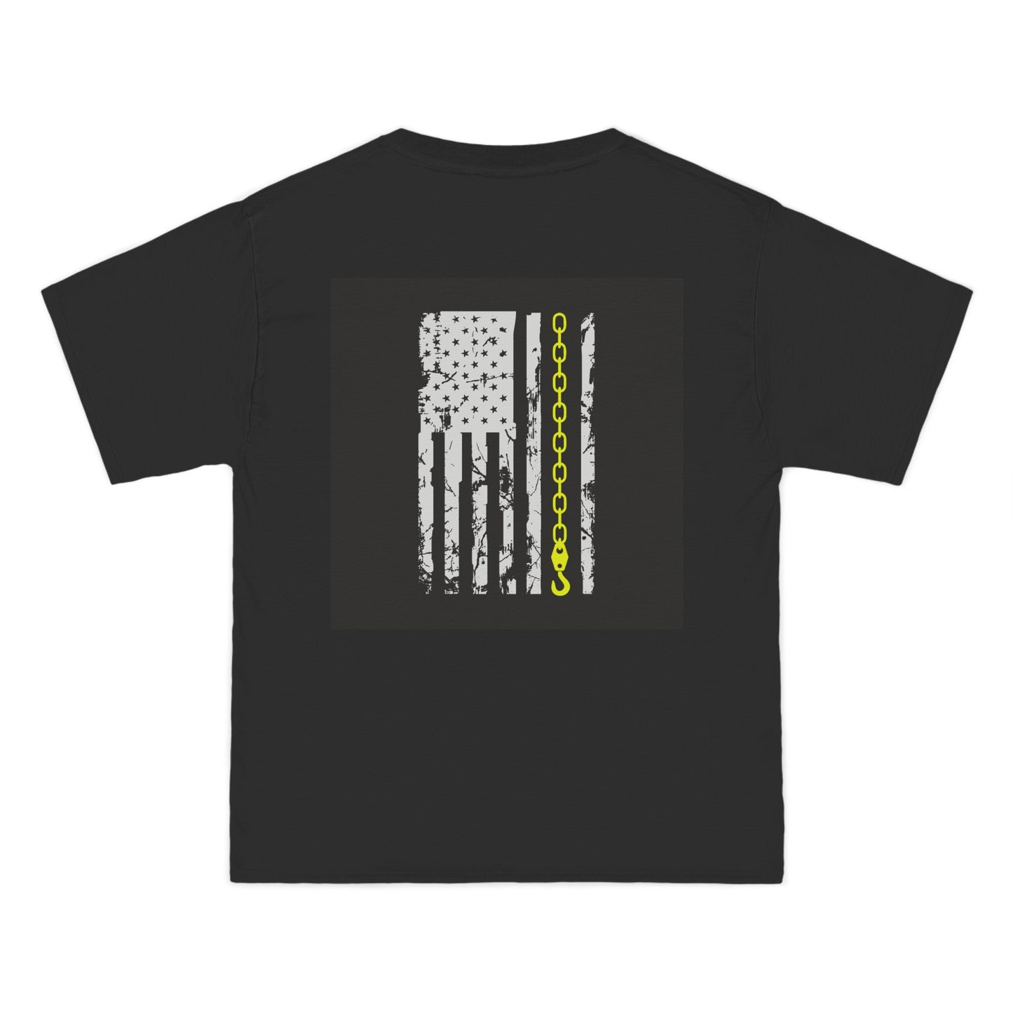 Thin Yellow Line Men's Short-Sleeve Crewneck Tee