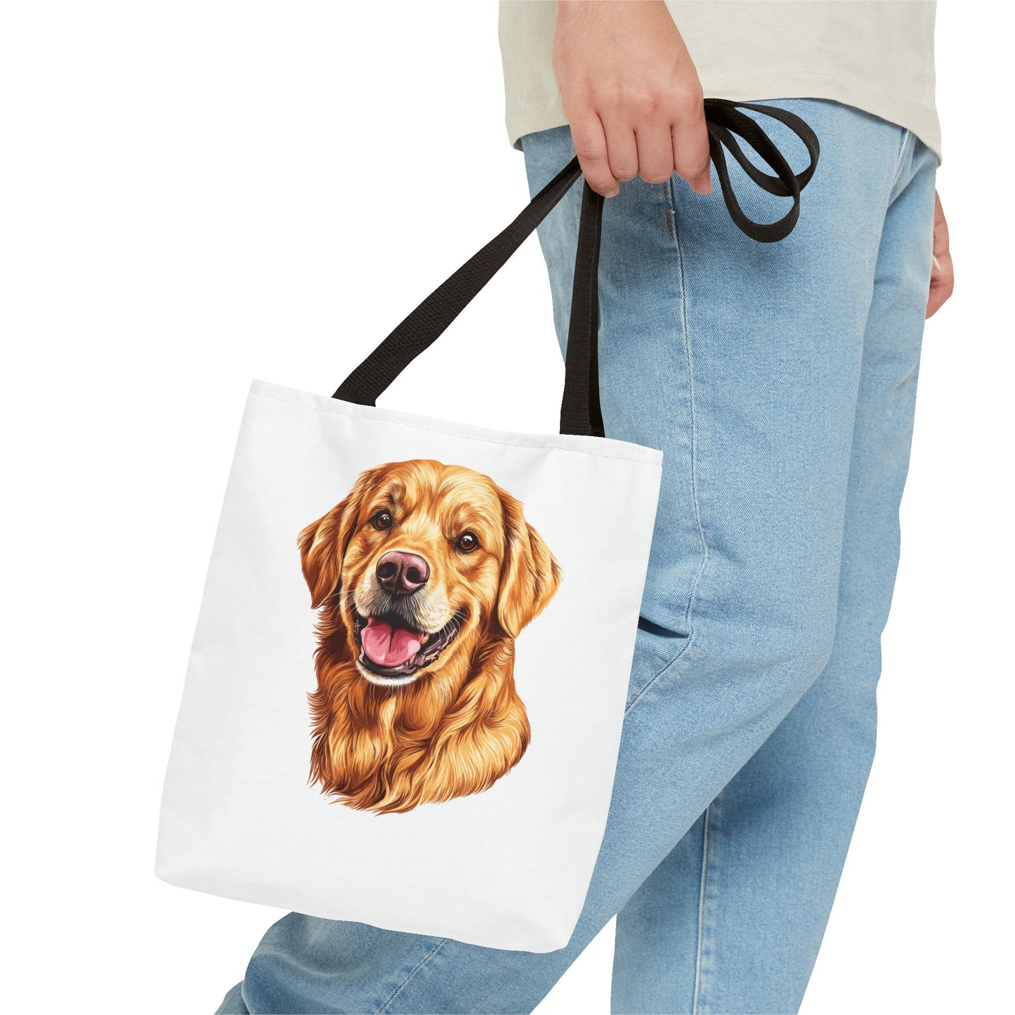 Golden Head Tote Bag