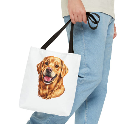 Golden Head Tote Bag