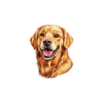 Golden Head Vinyl Decal