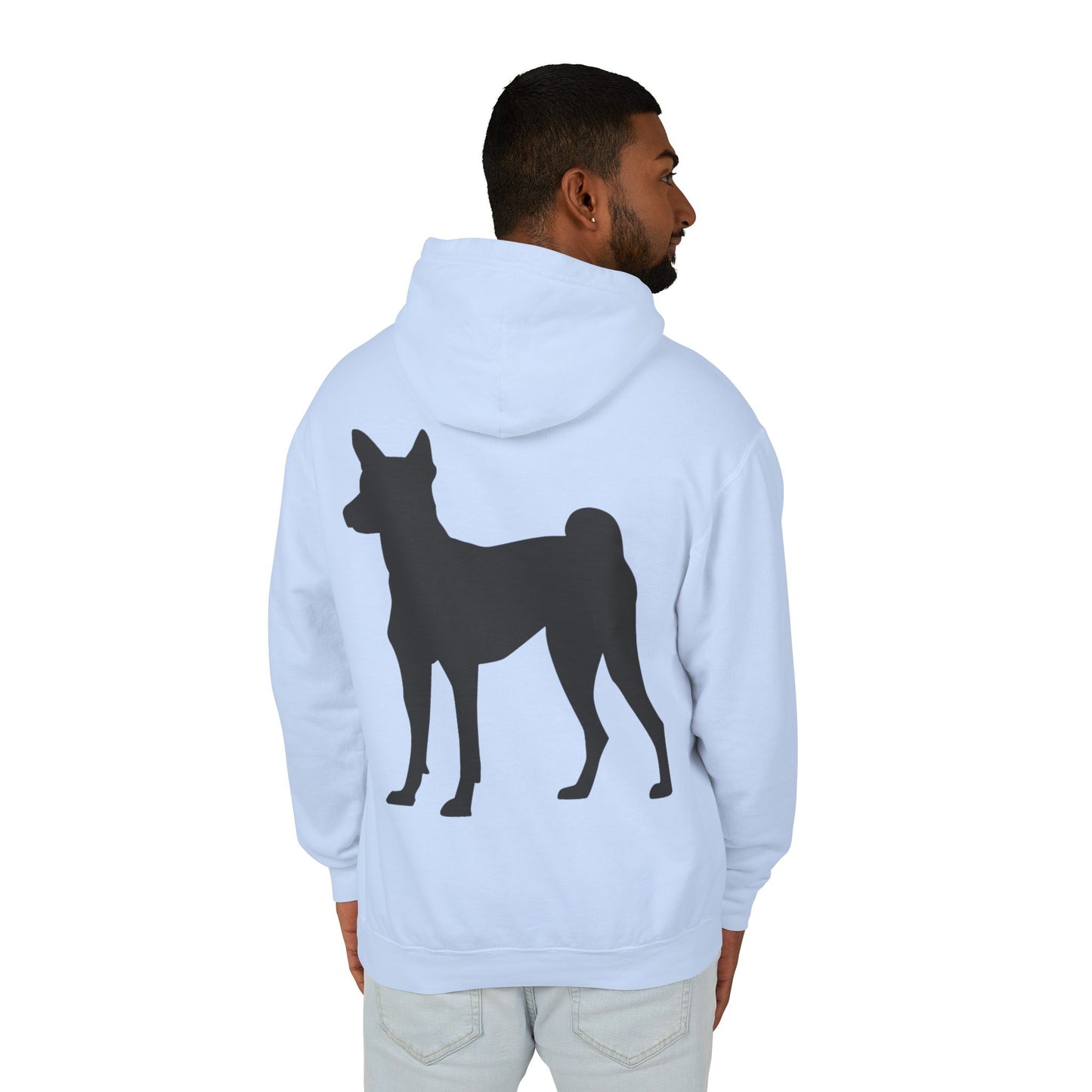 Basenji Silhouette Unisex Lightweight Hoodie