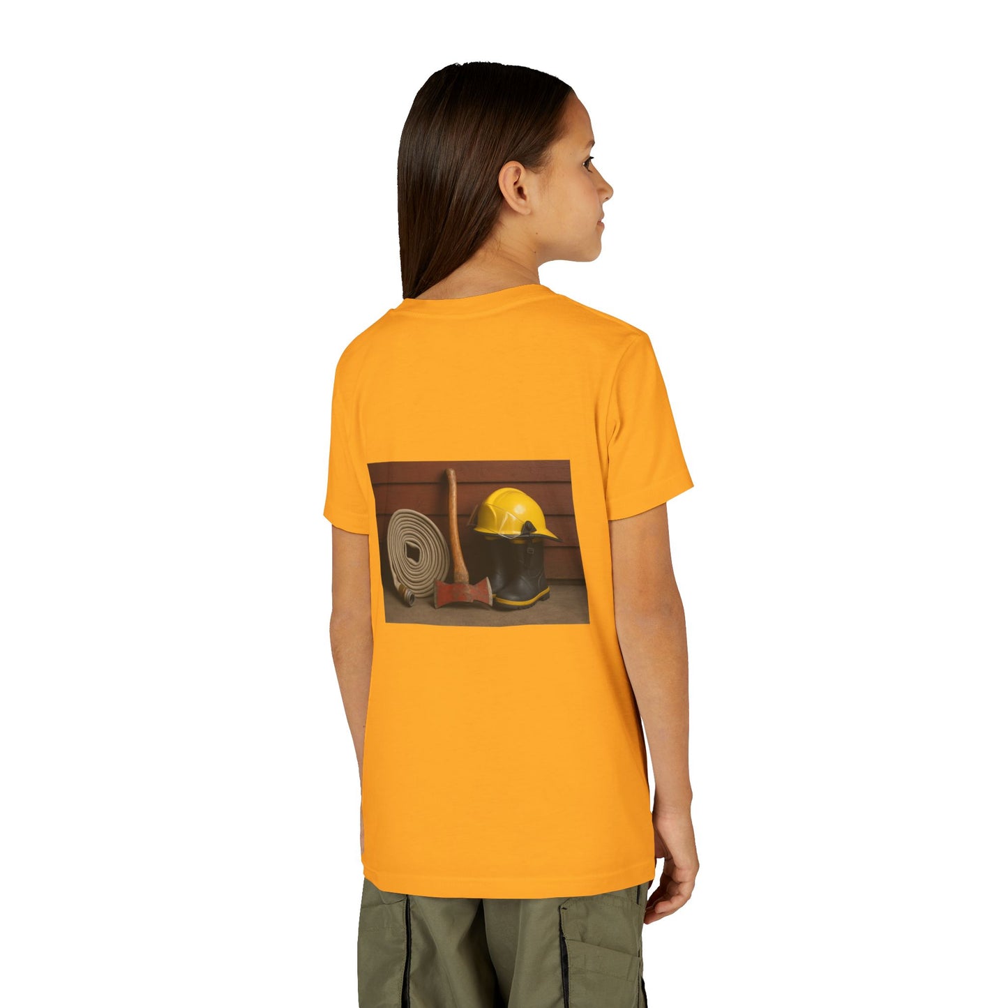 Fire/Rescue Appreciation Youth Unisex Short Sleeve Crewneck Tee