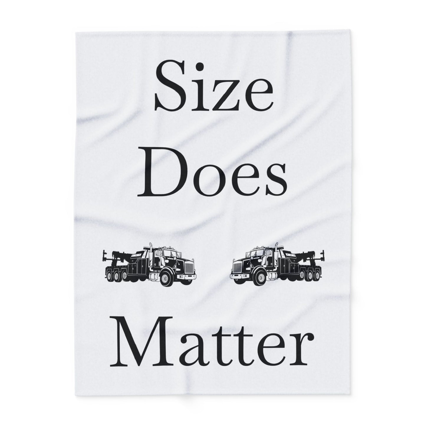 Size Does Matter Arctic Fleece Blanket