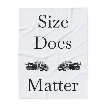 Size Does Matter Arctic Fleece Blanket