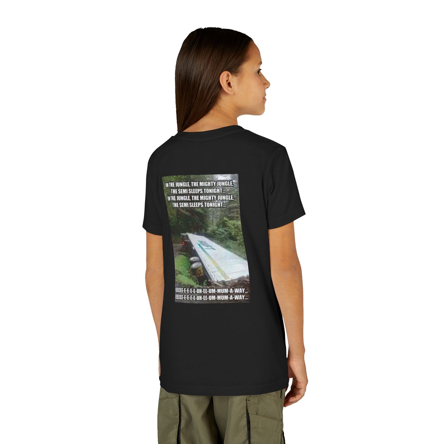 Semi Sleeps Youth Unisex Short Sleeve Crewneck Tee