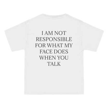 When You Talk Men's Short-Sleeve Crewneck Tee