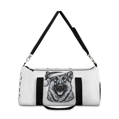 Santa Paws German Shepherd Duffel Bag