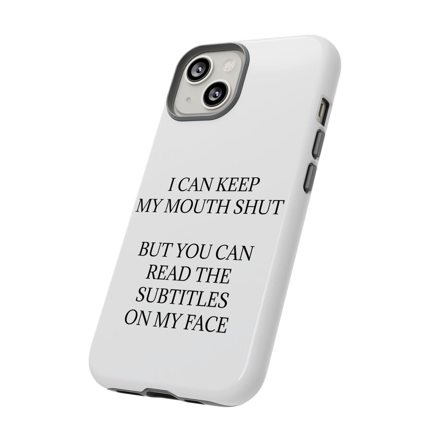 Subtitles iPhone Case